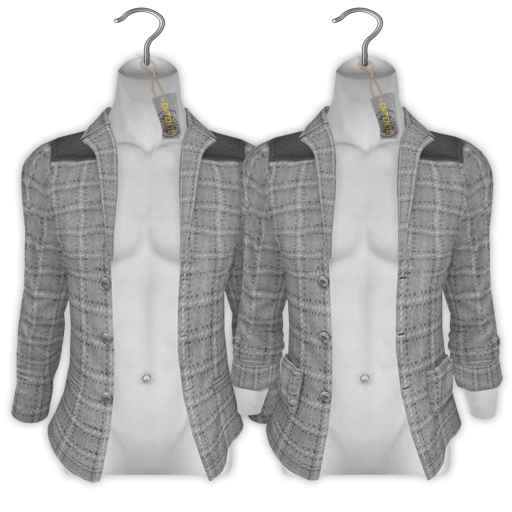-Entente- Tweed Blazer - Homme - Grey