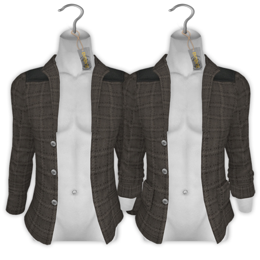 -Entente- Tweed Blazer - Homme - Coffee