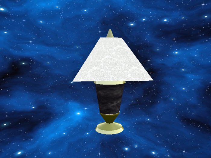 Black Marble Lamp 