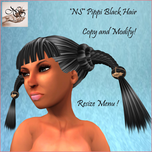 *NS* Pippi Black Hair