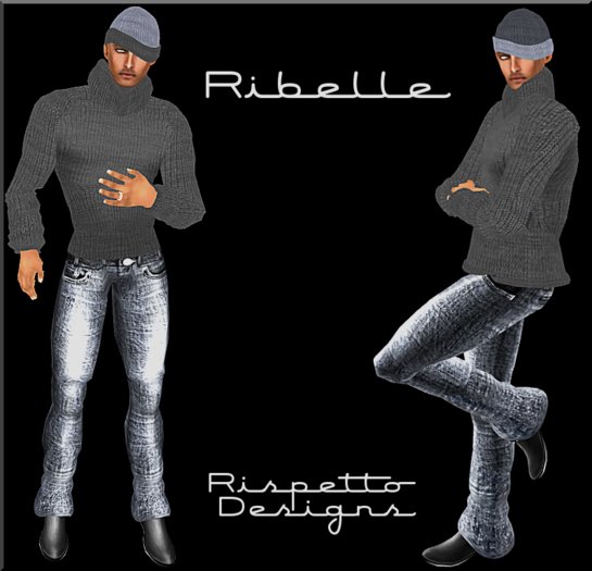 Rispetto Designs - Ribelle Outfit - Dark Grey
