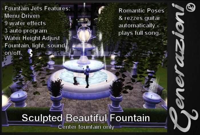 Generazioni - Sculpted Beautiful Fountain