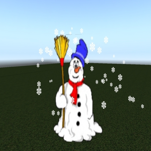 Snowman With Flake Emitter BTS ALMOST FREE