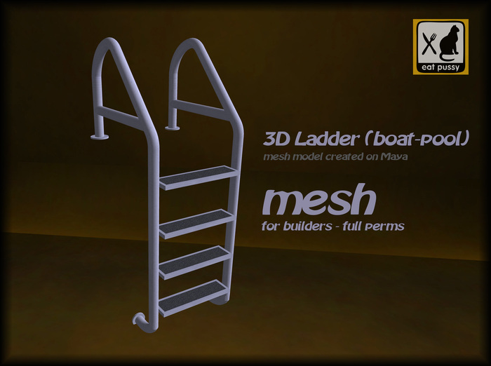 [ezras] pool ladder - MESH - FP