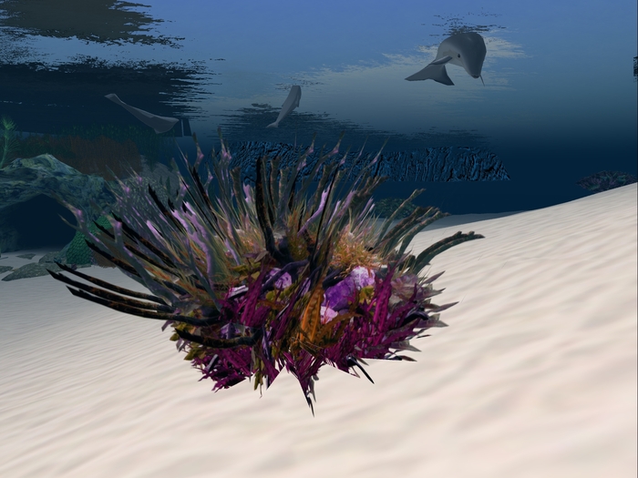 Ocean Plant 5, one prim, boxed.