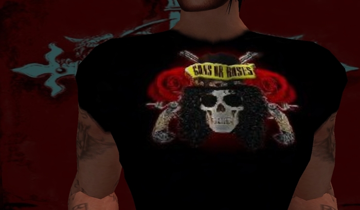 Guns N Roses Band Tee by Ormega Designs