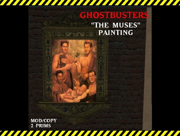 Ghostbusters  'Muses' Painting