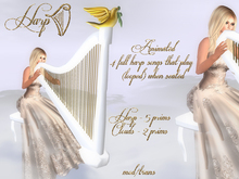 Animated, Musical Harp - mod/trans