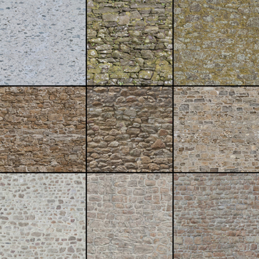 Texture Pack Bricks seamles tileable (1046-1054)