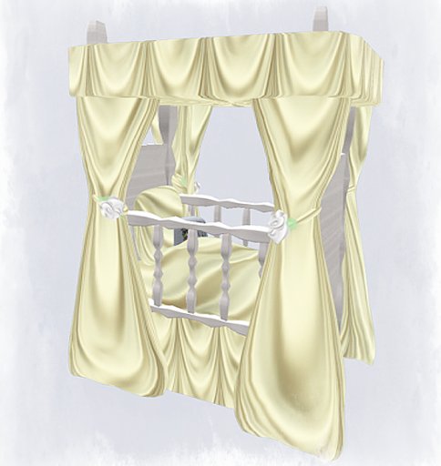 Yellow Satin Crib