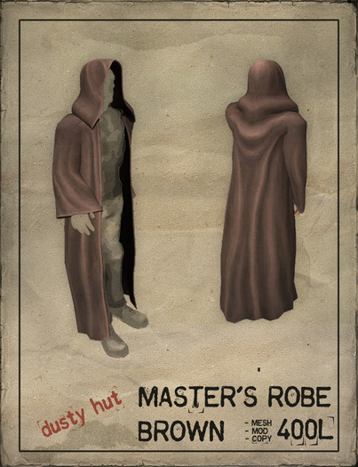 [DustyHut] Master's Robe - Brown