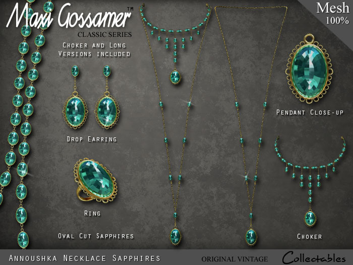 Necklace - Annoushka - Sapphire Set