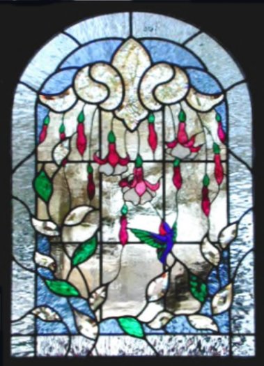 Stained Glass - Hummer Fushia 