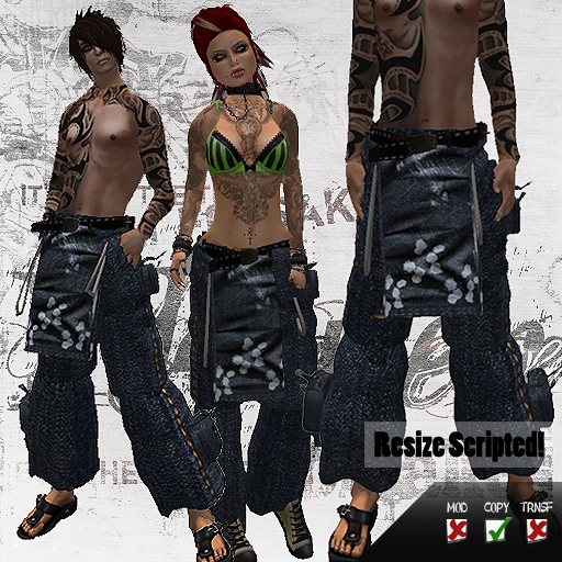 =Void= Bleach Dungarees ~ Boxed