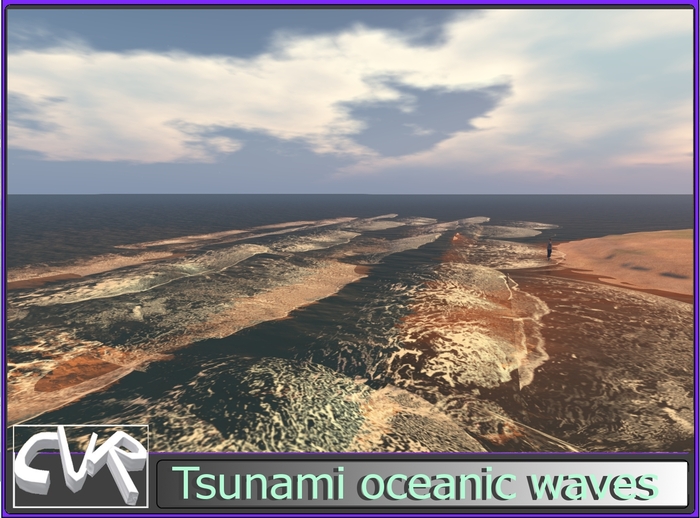 Tsunami oceanic waves  