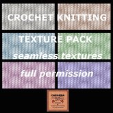 Crochet knitting texture pack