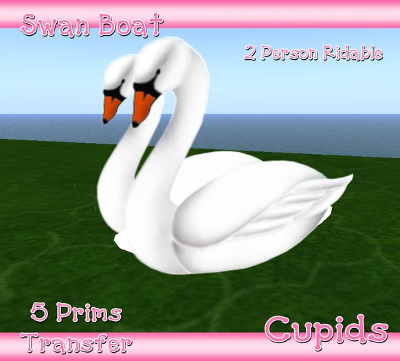 Swan Boat Ridable 2 Person