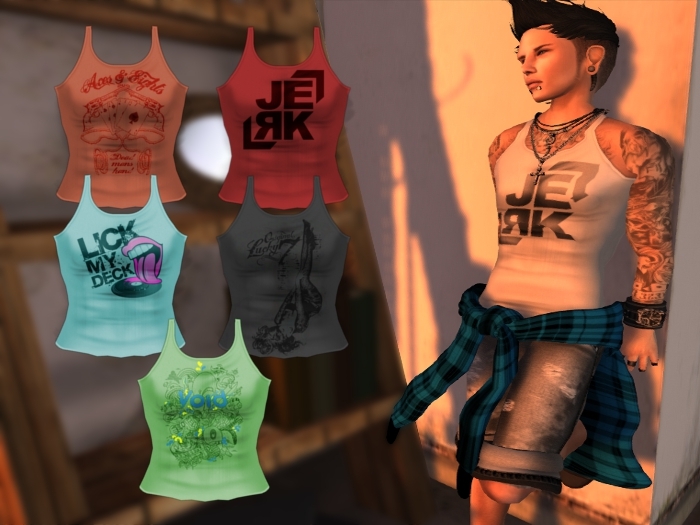 :[strip'd]: Color Graphic Tanks