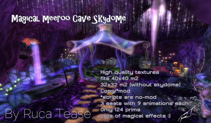 Magical Meeroos Cave - Sky Dome habitat by Ruca Tease