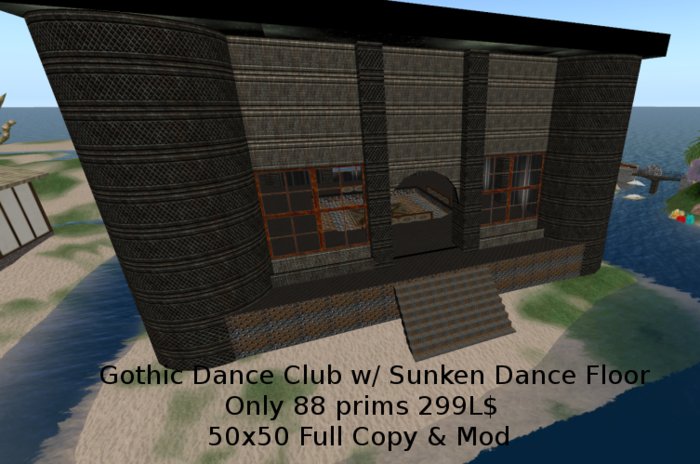 Large Dance Club w/ Goth Theme