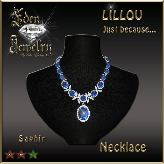 NECKLACE LILLOU SAPHIR