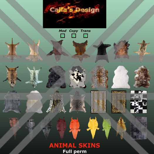 Animal skins - Full perm