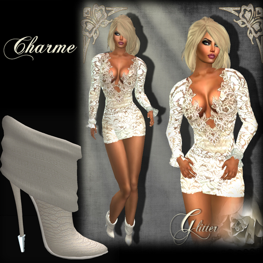 *GLITTER* CHARME SAND WITH BOOTS