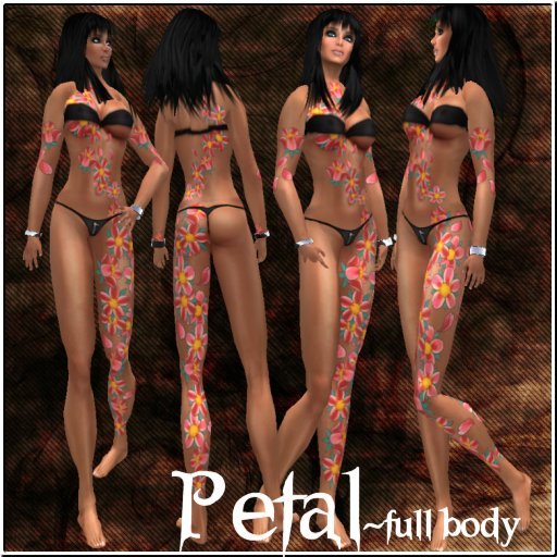 Etched Petal Tattoo Set