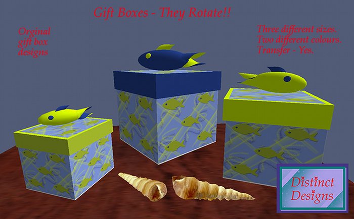 Handcrafted Gift Boxes - Adorable Rotating Fish Design