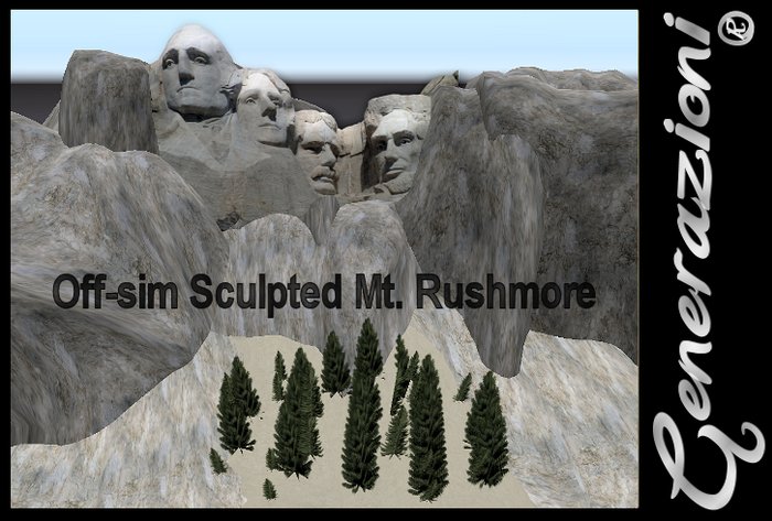 Generazioni: Sculpted Off-Sim Mt. Rushmore