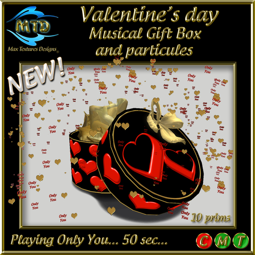 Musical Gift Box - Only you - Only you rouge -