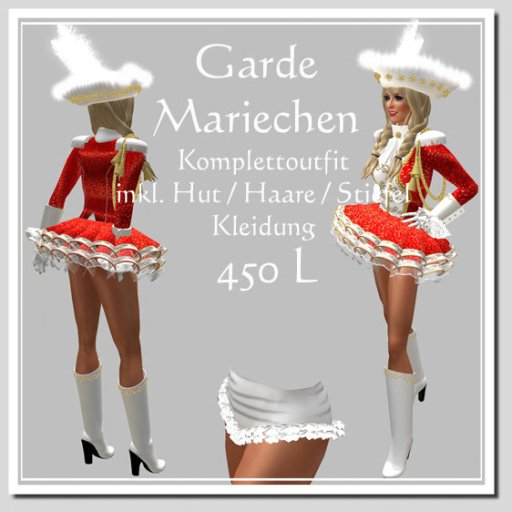 Gardemariechen rot weiss