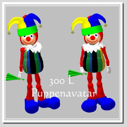 Puppenavatar Clown