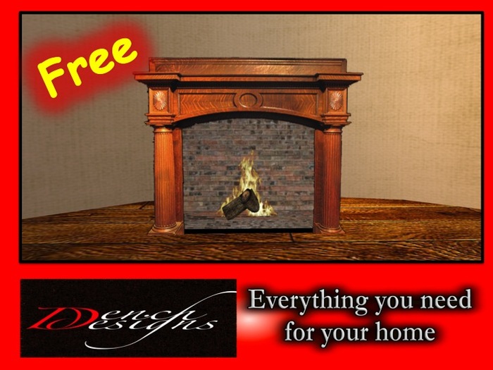 Wooden Fireplace by Dench Designs FREE