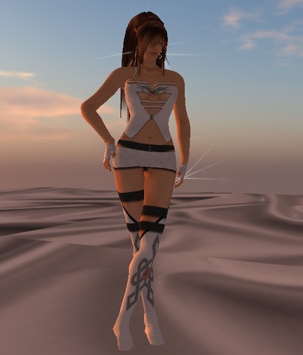 Sandra in White