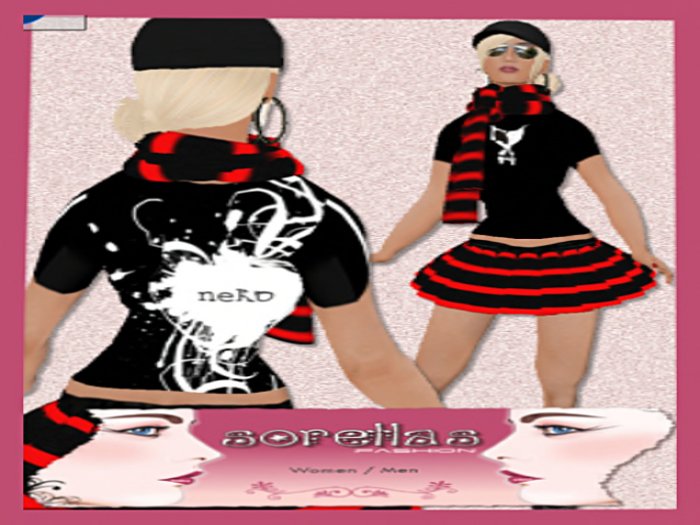 DANG! Resell Product ~ SOR NEKO BLACK & RED