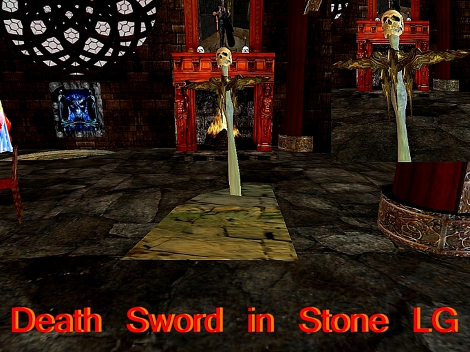 Death Sword in Stone Lg