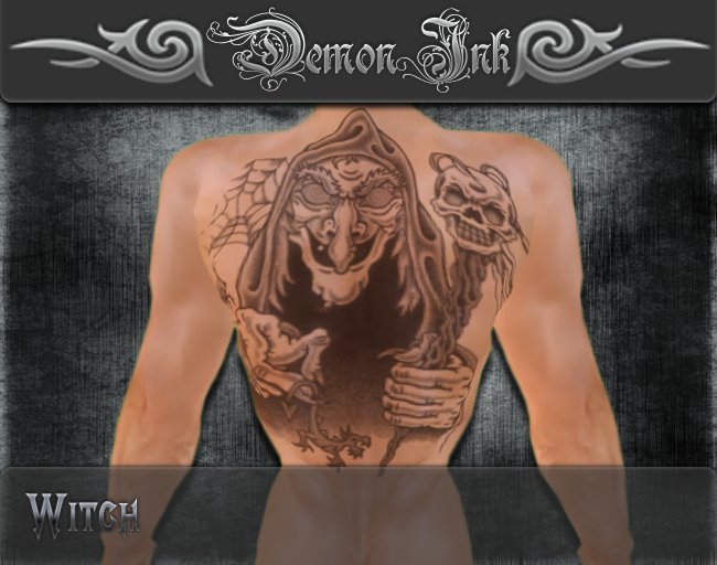 Witch Tattoo - * Demon Ink *
