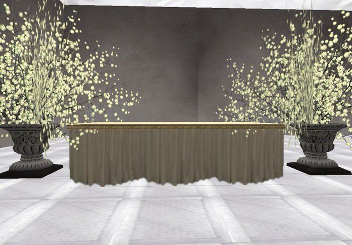 wedding table cake beige