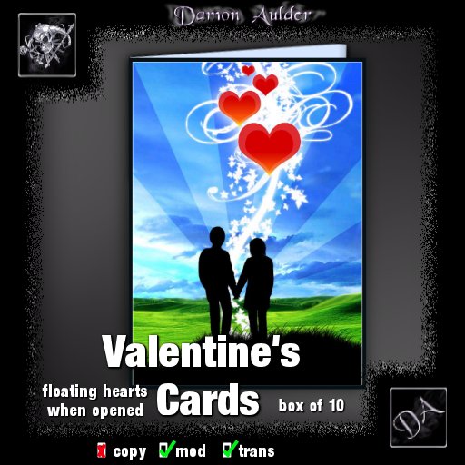 NuTec: Valentine's Cards- Feild Of Love Box of 10