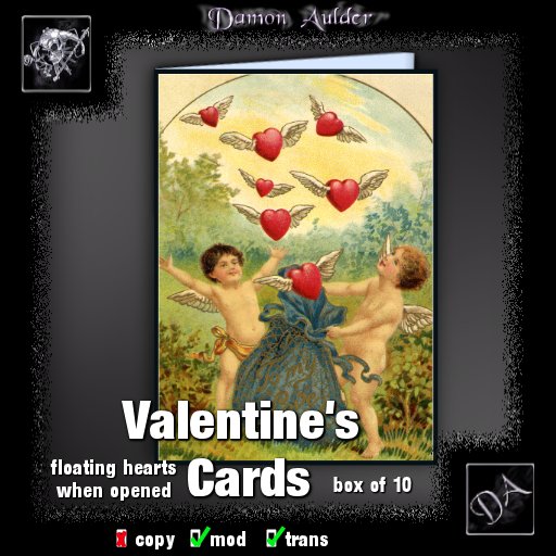 NuTec: Valentine's Cards- Love Doves Box of 10