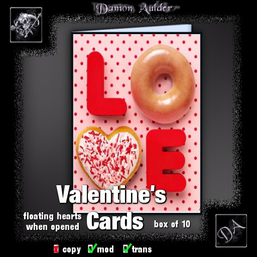 NuTec: Valentine's Cards- Love Donuts Box of 10