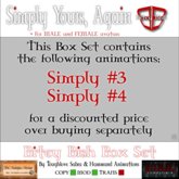 SIMPLY #3 Two Romantic Sensual Bloodlines & Netherworld Compatible Attack Animations