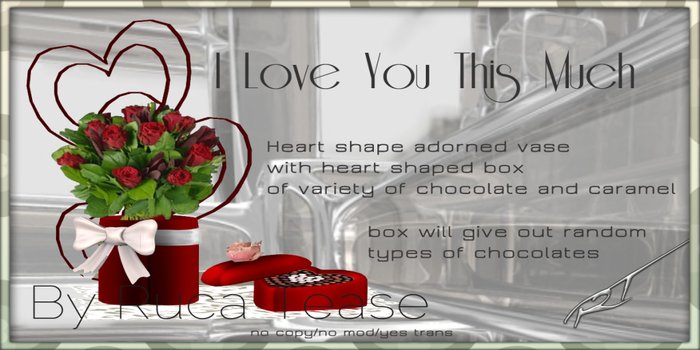 valentine chocolates by ruca tease