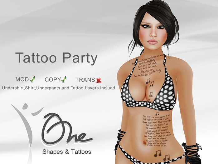 ::One Tattoos:: [Tattoo Party] GIFT!