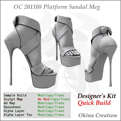 Designers kit OC 201108 Platform Sandal Meg
