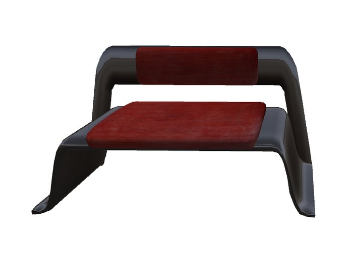 couch chair chrome leather