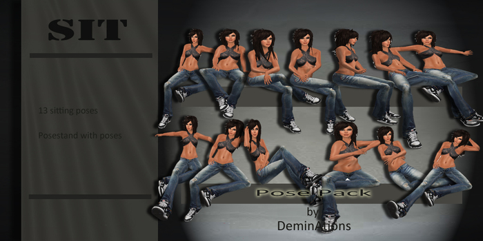 -DeminAtions- PosePack <Sit>