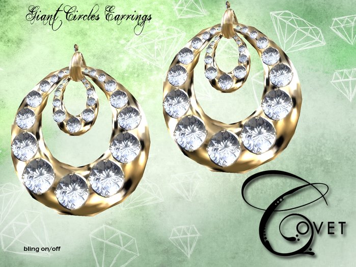 {Covet} Giant Circles Earrings