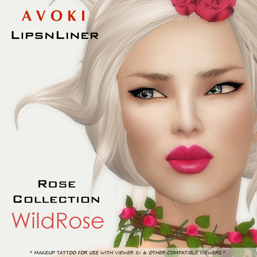 AVOKI - Lips-N-Liner - Rose Collection - Wild Rose